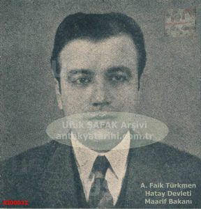 TÜRKMEN Ahmet Faik (Tar. Siy. Ed.)