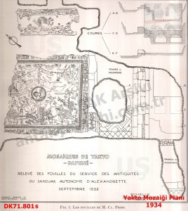 Yakto Mozaiği Planı 1934