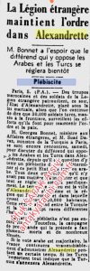 Türkiye’ye Yardım Etmenin ve Modernleştirmenin Zor Sorunu/LE DIFFICILE PROBLÈME d’AIDER et de MODERNISER LA TURQUIE, La Patrie, 30 Kasım 1947