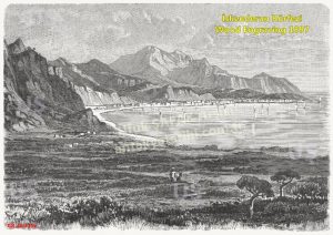 İskenderun Körfezi 1897 Wood Engraving