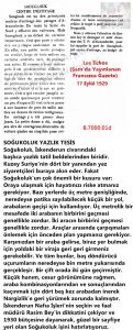 Sağokoluk Haberleri 1929 ve 1931