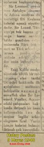 Aççana Kazıları 9 Mayıs 1948