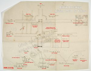 Antik Antakya/Roma Dönemi Planları/Çizim 1930 lu Yıllar