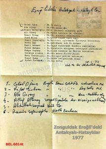 Zonguldak Ereğli’deki Antakyalı – Hataylılar