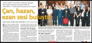 1. Medeniyetler Buluşması-Antakya-26 Eylül 2005-Milliyet/1st Civilizations Gathering– Antakya — 26 September 2005 — Milliyet