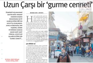 Antakya Uzun Çarşı-30 Ekim 2005 Milliyet/Antakya Long Bazaar — 30 October 2005 — Milliyet