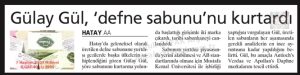 Defne Sabunu-7 Haziran 2006-Milliyet/“Laurel Soap” — 7 June 2006 — Milliyet