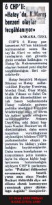 Hatay’da Kahramanmaraş Benzeri Olaylar Tezgahlanıyor-17 Ocak 1980-Milliyet/Kahramanmaraş-Style Incidents Being Orchestrated in Hatay — 17 January 1980