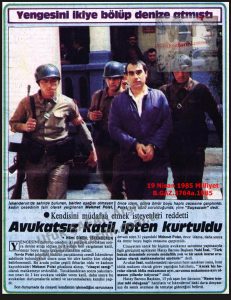 Cinayet Sanığı Müebbet Hapis Cezası Aldı-19 Nisan 1985-Milliyet/Murder Defendant Sentenced to Life Imprisonment – 19 April 1985