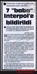 Uyuşturucu Şebekesinin Samandağı Ayağı Çökertildi-20 Mart 1986-Milliyet/Drug Network’s Samandağ Branch Dismantled – 20 March 1986