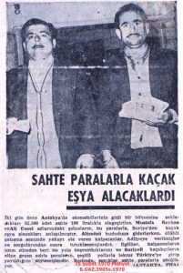 Sahte Paralarla Yakalandılar-25 Şubat 1970-Milliyet/They Were Caught with Counterfeit Money – 25 February 1970