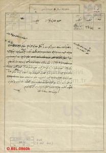 Süveydiye Hıdır (Hızır) Türbesi Vakfıyla İlgili Yazışmalar 1910-1911/Transikripsiyon ve Günümüz Türkçesine Çeviren UFUK ŞAFAK